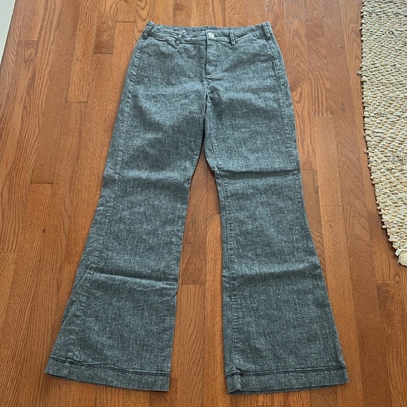 Not Your Daughters Jeans NYDJ Claire Bootcut Trouser Chambray Blue Size 8 - Picture 1 of 5